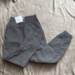 Silver space joggers